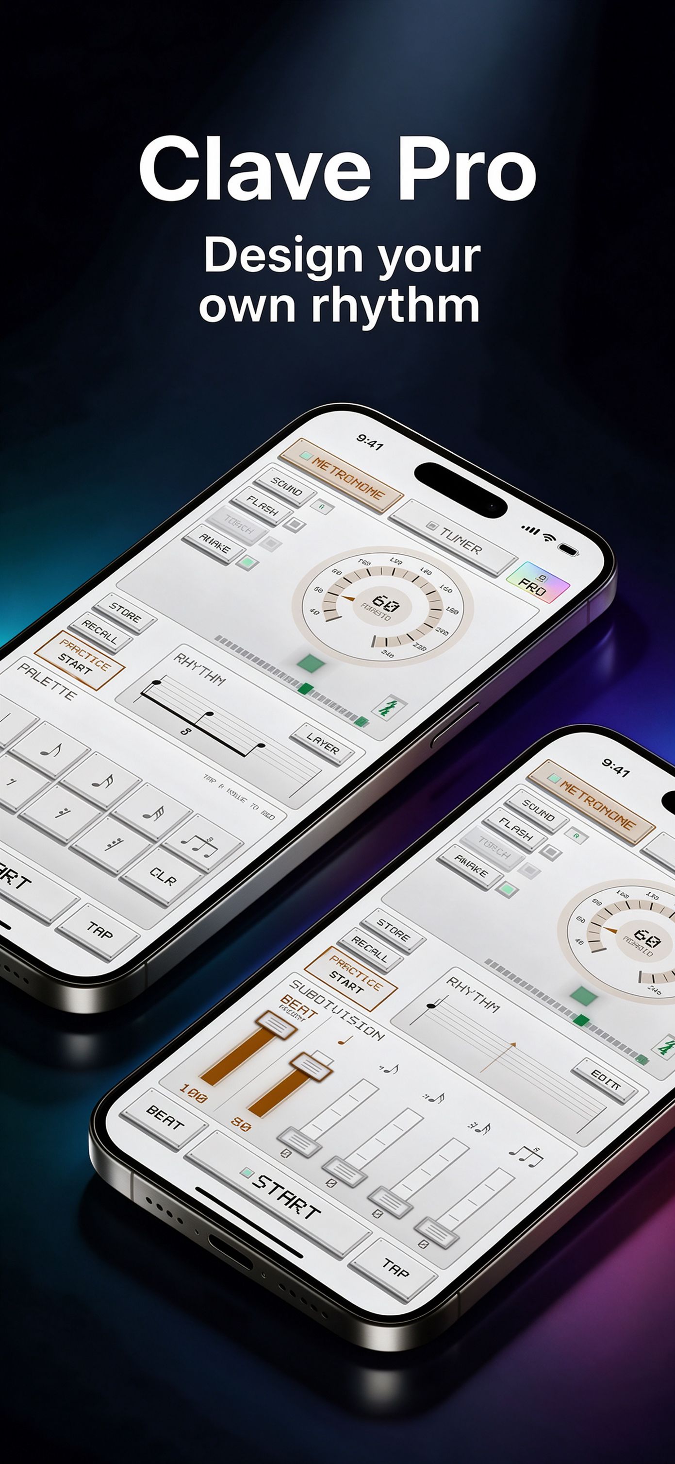 Clave Pro — design your own rhythm
